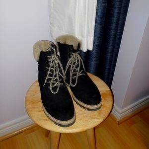 Steve Madden Black Astrixx Boots size 40